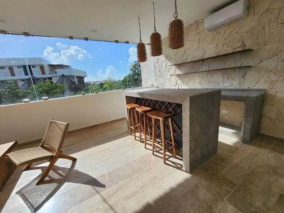 Moderno Departamento Ecochic En Aldea Zama Tulum Lejlighed Mexico