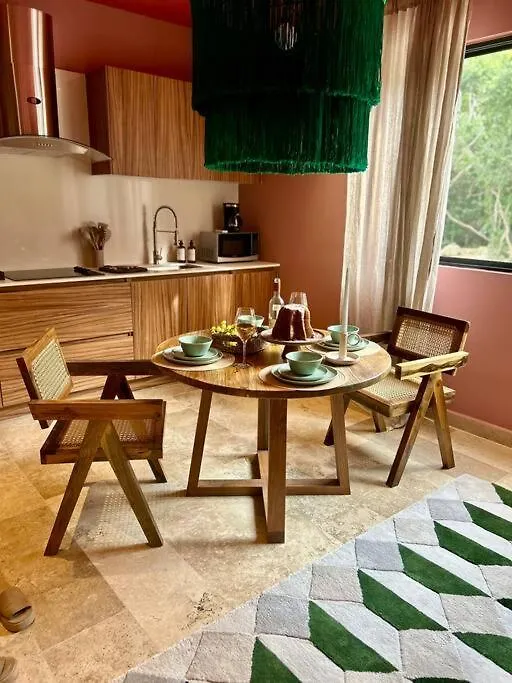 Moderno Departamento Ecochic En Aldea Zama Tulum Lejlighed Mexico
