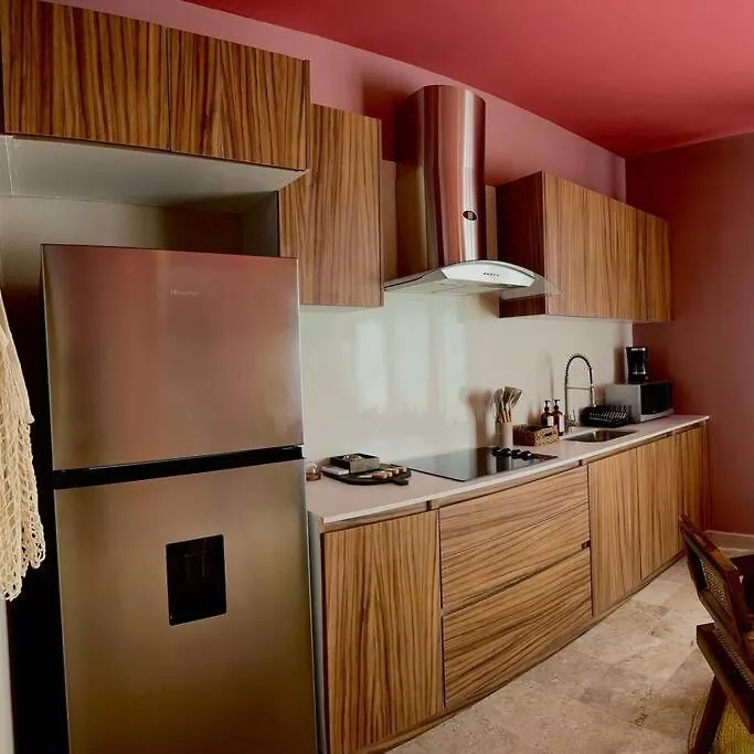 Moderno Departamento Ecochic En Aldea Zama Tulum Lejlighed