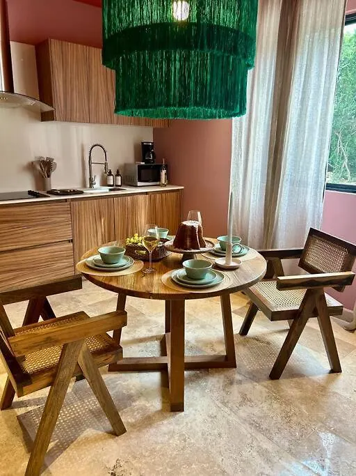 Moderno Departamento Ecochic En Aldea Zama Tulum Lejlighed Mexico